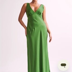 Meshki Emerald Green Nadia Maxi Dress